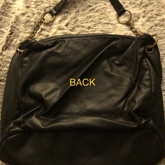 Black bag with gold zipper - pretty good condition - Picture 6 of 7